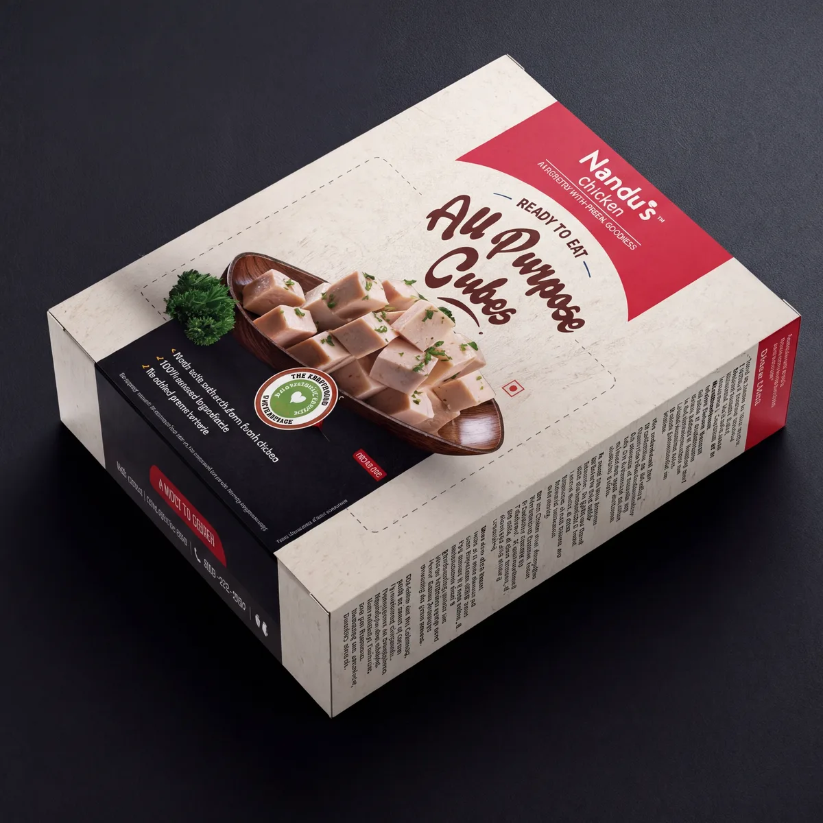 Nandu's, Ready to eat packaging