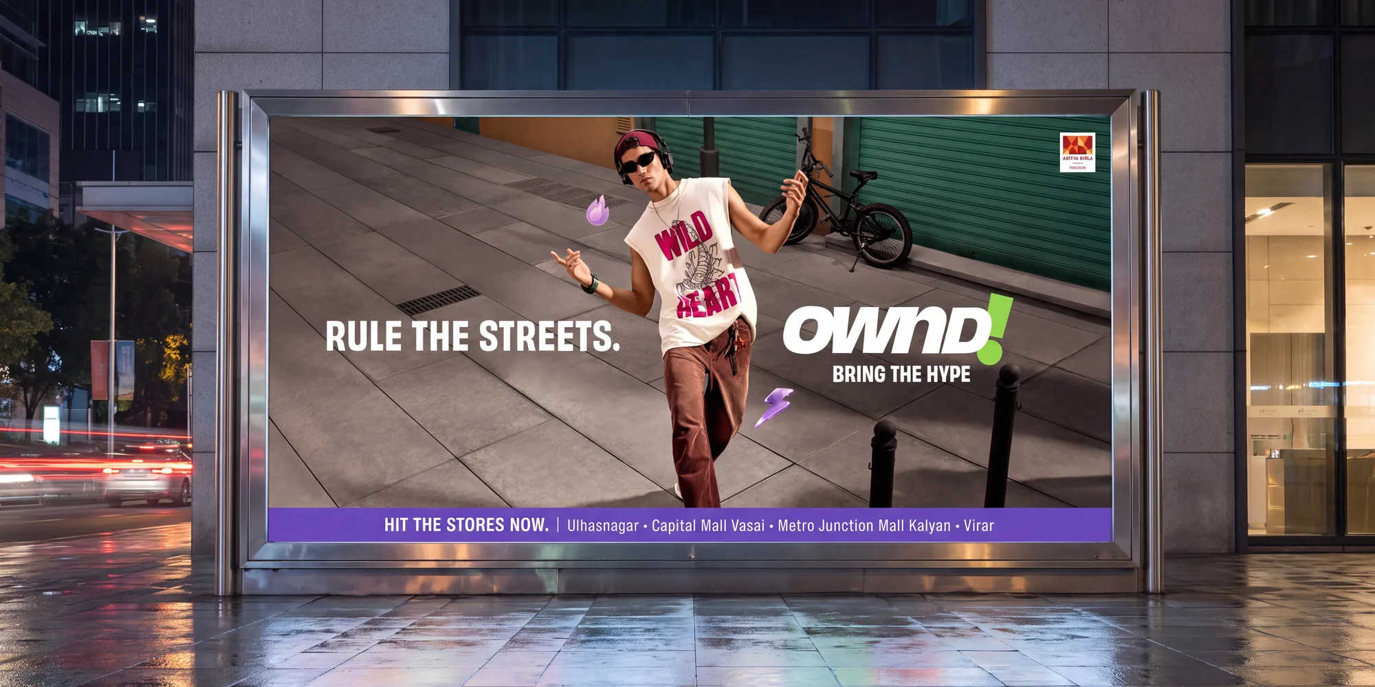 Ownd, Aditya Birla, Ownd campaign, outdoor
